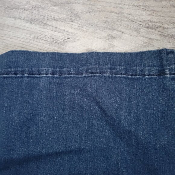 Jessica Simpson Jeans Women's 16 Blue Denim High Rise Cropped Wide Leg NWT - Picture 3 of 7